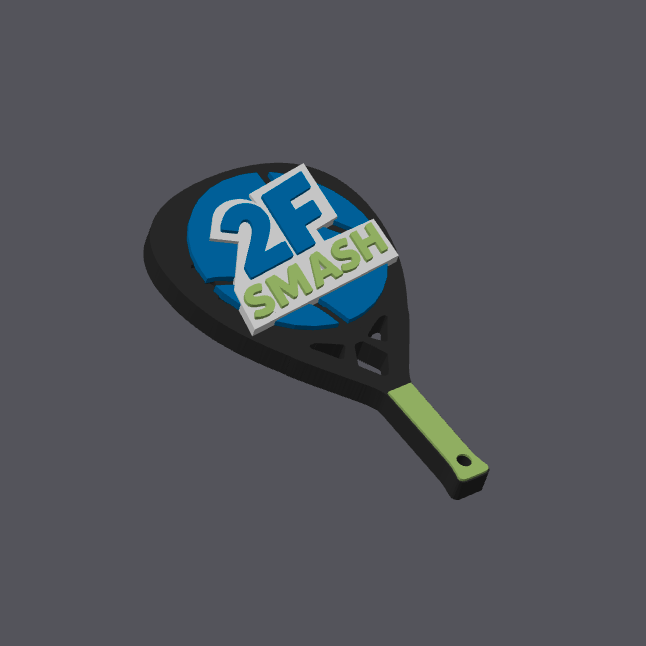 Portachiavi personalizzato padel (NFC)