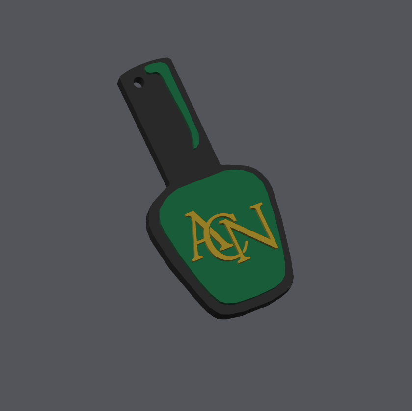 Portachiavi personalizzato smalto (NFC)