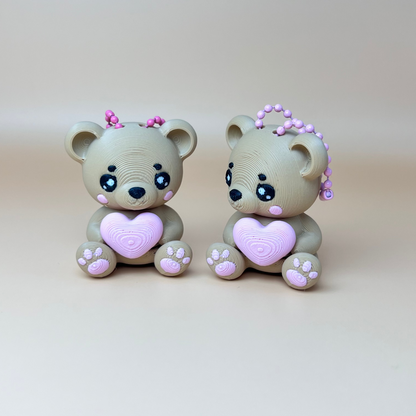 Orsacchiotto - portachiavi flessibili