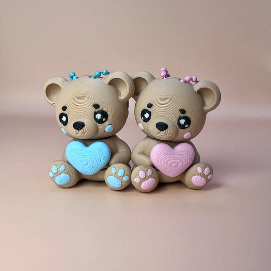 Orsacchiotto - portachiavi flessibili