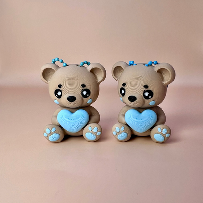 Orsacchiotto - portachiavi flessibili