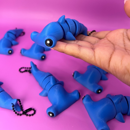 Squalo martello - portachiavi flessibili