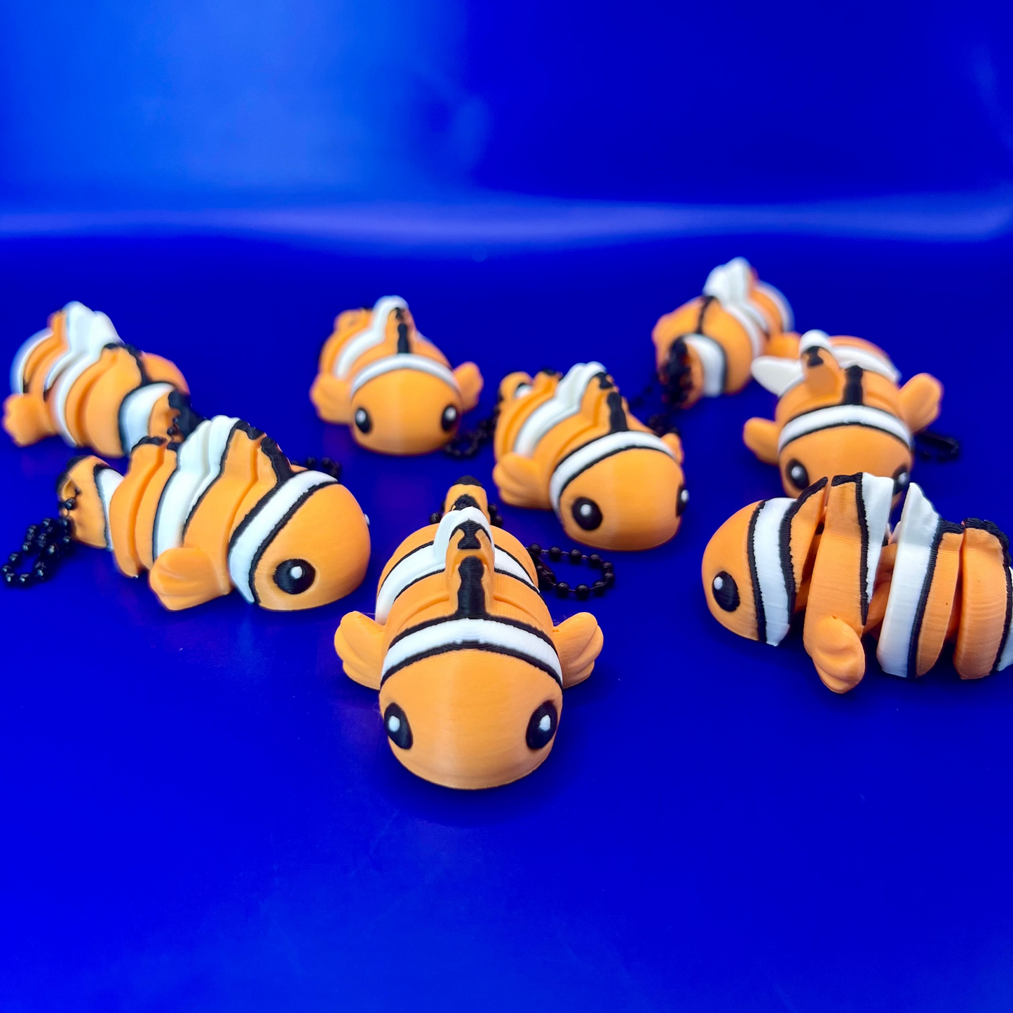 Pesce pagliaccio - portachiavi flessibili