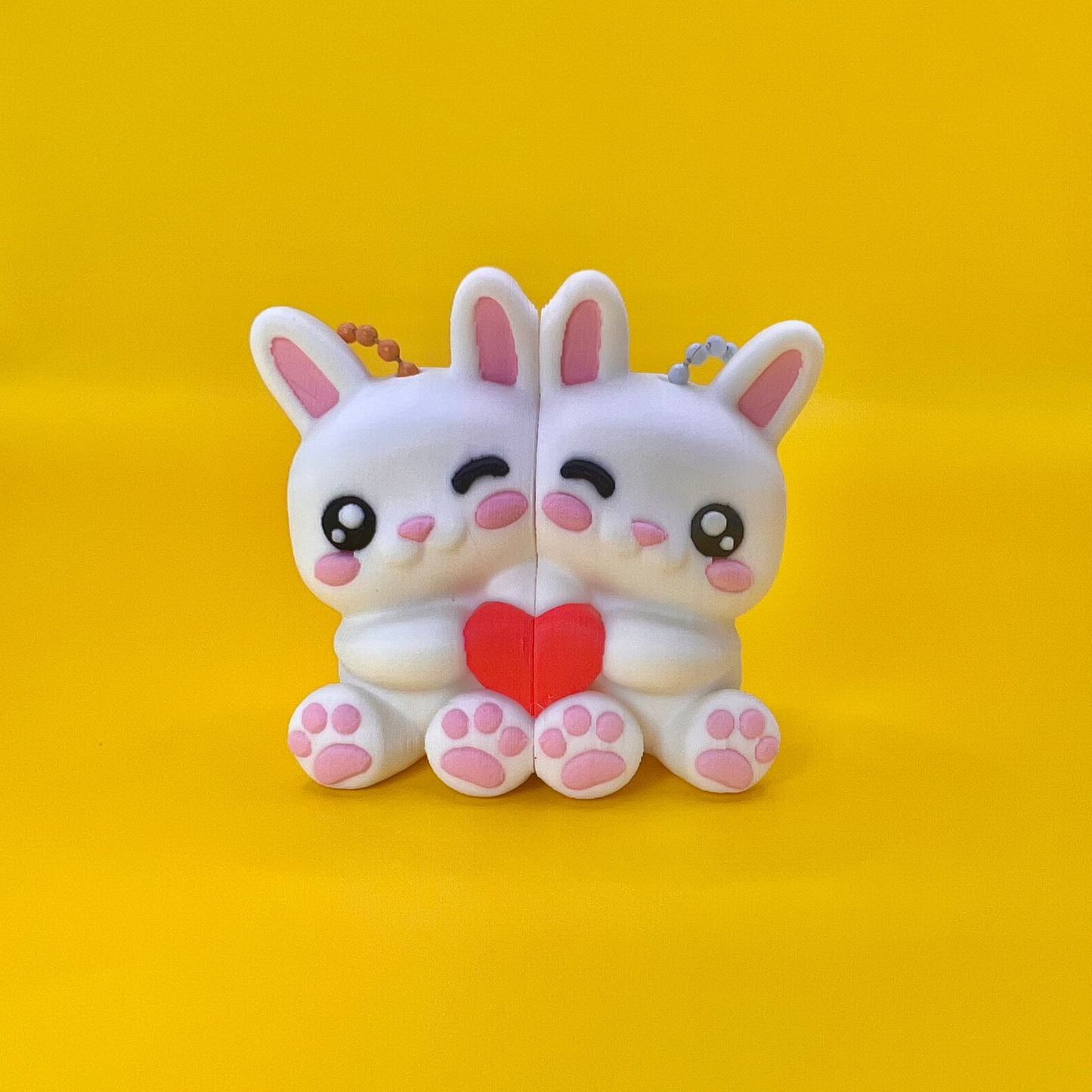 Coniglietti inseparabili – portachiavi magnetici