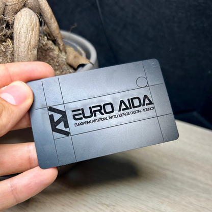 Card NFC personalizzata con logo inciso a laser — TYDE®