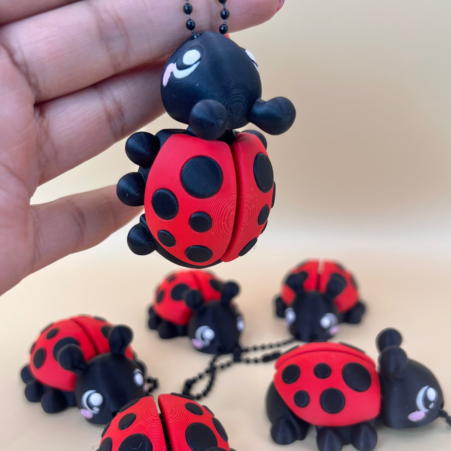 Coccinella - portachiavi flessibili