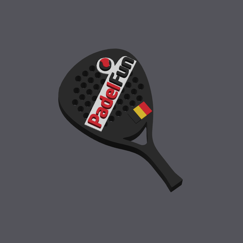 Portachiavi personalizzato padel (NFC)