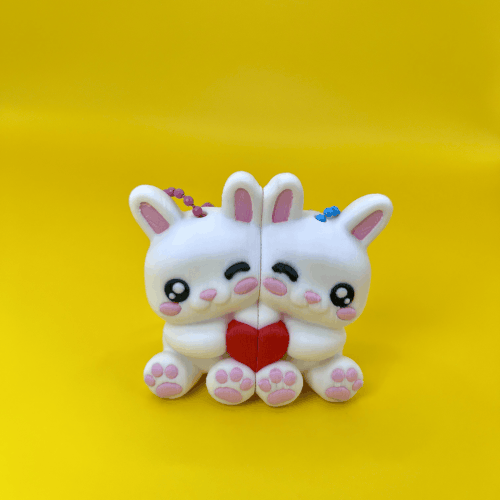 Coniglietti inseparabili – portachiavi magnetici