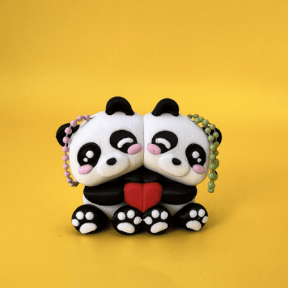 Panda inseparabili – portachiavi magnetici