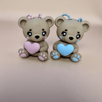 Orsacchiotto - portachiavi flessibili